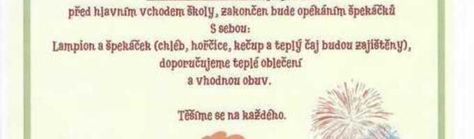 Ilustrační obrázek - Lampionový průvod