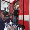 Fotografie 3 - Návštěva  u hasičů