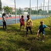 Fotografie 9 - Sběr větviček v areálu hřiště