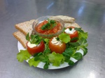 Fotografie 1 - Plněná rajčata sýrovou pěnou
