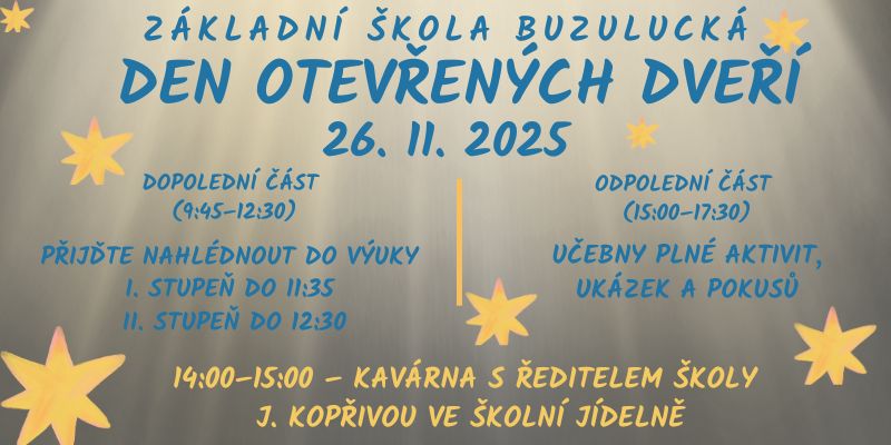 Slide - Den otevřených dveří