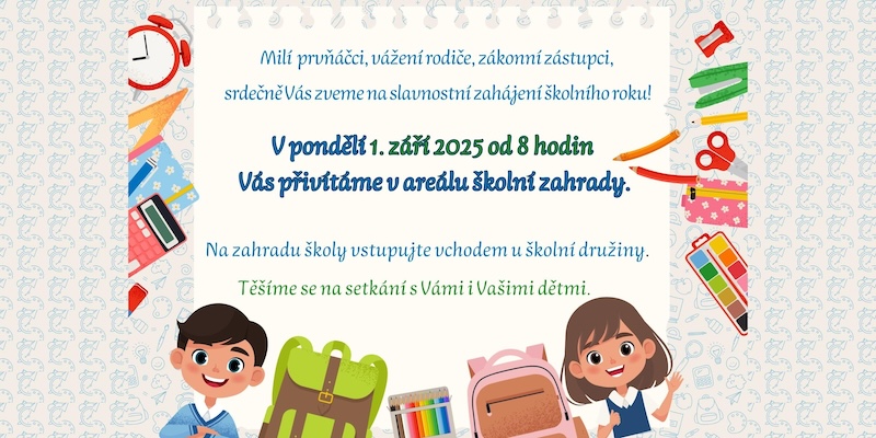 Slide - Slavnostní zahájení školního roku 2025/2026